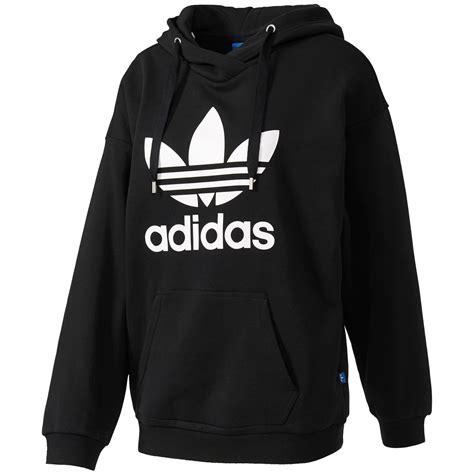 adidas women's black hoodie